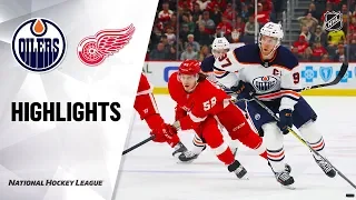 NHL Highlights | Oilers @ Red Wings 10/29/19