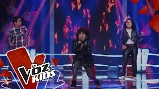 Gabi V, Jacobo and Lukas sing Me Niego - Battles | The Voice Kids Colombia 2019