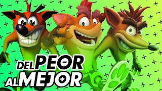 Juegos de Crash Bandicoot - Del Peor al Mejor