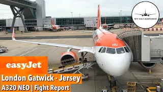 easyJet | London Gatwick - Jersey | Airbus A320 NEO | Flight Report