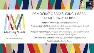 Democratic backsliding: liberal democracy at risk - Meeting Minds 2023