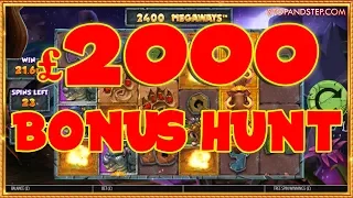 MASSIVE £2000 BONUS HUNT