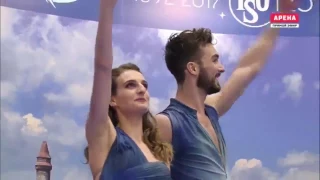 Gabriella PAPADAKIS - Guillaume CIZERON. Чемпионат Европы. 2017. Чехия. Произвольный танец.