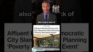 Rich Democrats Planned a 'Poverty Simulation Event' #shorts  #shortsfeed #democrats #poverty