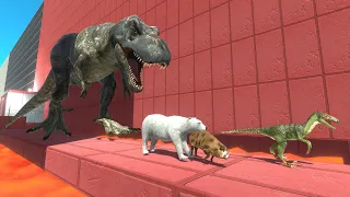 Rescue Indominus Rex - Corridor of Horrors | Animal Revolt Battle Simulator