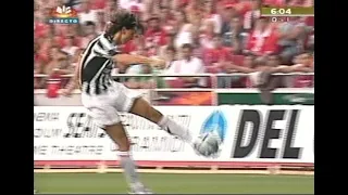 Zlatan Ibrahimovic Incredible goal for Juventus vs Benfica (2005 Pre-Season)