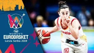 Spain v Serbia - Highlights - Semi-Final - FIBA Women's EuroBasket 2019