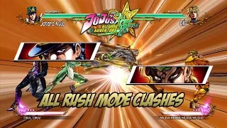 JoJo's Bizarre Adventure: All Star Battle - All Rush Mode Clashes (+ Extra Voices)