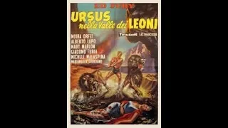 SON OF HERCULES IN THE VALLEY OF LIONS, 1962, Ed Fury. Trailer in Italian.