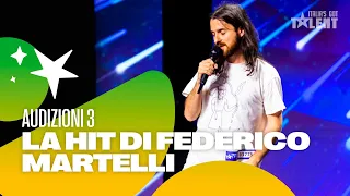 BELLO BELLO 👨🏻‍💼 la hit di Federico Martelli a Italia's Got Talent