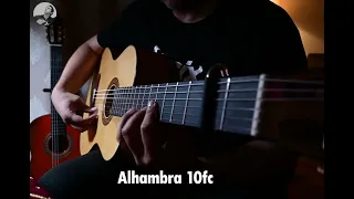Juan Montes vs Alhambra 10fc |  guitar comparison