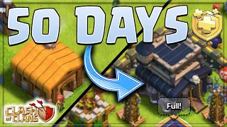 I PLAYED CLASH OF CLANS for 50 DAYS!