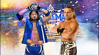 WWE 2K23 AJ Styles vs Shawn Michaels Dream Match Highlights
