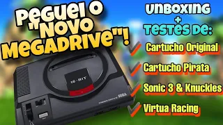 Mega Drive TecToy 2017 - Testes, Unboxing, Análise - Vale a pena?