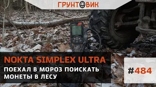 #484 Поехал в мороз поискать монеты в лесу. Коп с Nokta Simplex Ultra