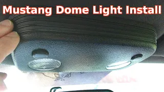 How To Easily Install Change Replace Map Dome Interior Light Bulb on Ford Mustang Car 2005-2009 DIY