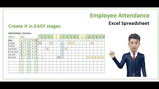 Create your own Employee Attendance Template using Excel 365