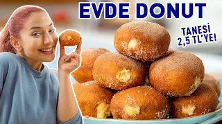 Tanesi 2,5 TL’ye Evde Donut Tarifi 🍩 Bir Kez Deneyen Hazır Satılanları Unutur!