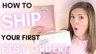 Etsy Shipping Tutorial 2021: Step by Step How I Process and Package Etsy Orders from Home