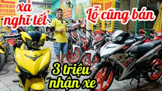 TRÙNG DƯƠNG THANH LÝ LÔ XE SIÊU LƯỚT SONIC EXCITER 150 RAIDER SATRIA VARIO WINNER X V3 CHỈ 3 TRIỆU