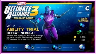 Ability Trial Defeat Nebula S Rank Marvel Ultimate Alliance 3