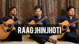 Raag Jhinjhoti | Gat in Teental | Praful Khapekar | Indian Classical Guitar