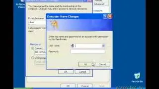 Joining a Windows XP client to the domain