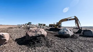 Relocating A Massive Rock Pile!