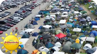 Rockfestival-Camping Extrem - wer ist die krasseste Camping Gang? | SAT.1 Frühstücksfernsehen