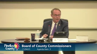 Board of County Commissioners Work Session/Agenda Briefing 11-4-21