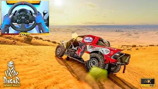 This STAGE in DAKAR DESERT RALLY is EPIC! Thrustmaster T300 + TH8A Gameplay