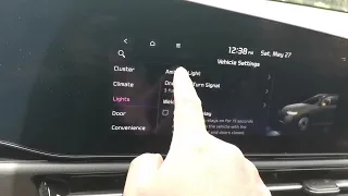 2023 KIA Niro EV - Wind Edition - How 2:  Auto dimming interior console lights.