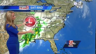 Video: Mild afternoon, some showers Friday