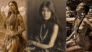 RESTORED OLD photos of BEAUTIFUL Native American Women from the OLD WEST!