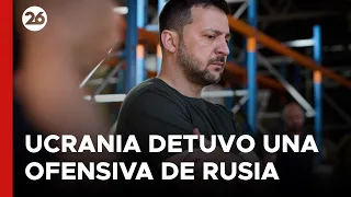 UCRANIA detuvo una ofensiva de RUSIA y afirman que PUTIN está dispuesto a negociar un ALTO EL FUEGO