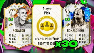 30x 90+ ICON PLAYER PICKS! 🥳 FIFA 23 Ultimate Team