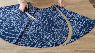 🔥 No Zipper, No Elastic - Anyone Can Sew This Awesome Skirt 💥