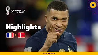 Mbappe grabs a double | France v Denmark | FIFA World Cup Qatar 2022