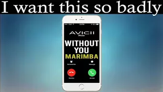 Latest iPhone Ringtone - Without You Marimba Remix Ringtone - Avicii