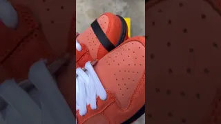 Early Detailed look at the Nike SB Dunk Low pro Orange Lobster releasing Dec 20th #sneakers #nikesb