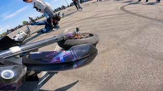 SUPERMOTO MOTORCYCLE CRASH - Loudbastards Sweden Rideout June 2023 BZ Edition