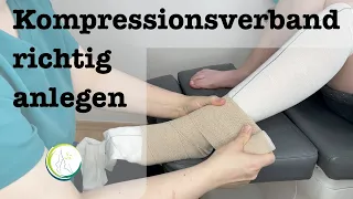 Kompressionsverband richtig anlegen