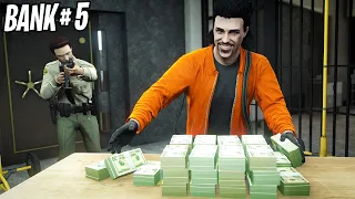 Robbing Every Single Bank in GTA 5 RP..