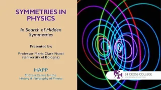 In Search of Hidden Symmetries - HAPP Centre - Professor Maria Clara Nucci