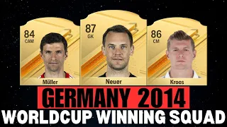 Germany 2014 Worldcup Winning Squad