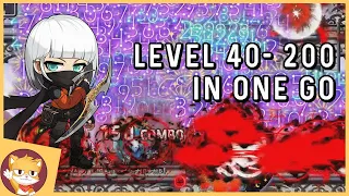 Training A Remastered Shadower to Level 200 in one go! | MapleStory | Coppersan Clips