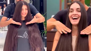 Cut Beautiful Long Hair Short! | Extreme Hair Makeover Before and After
