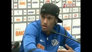 Neymar se irrita em entrevista