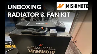 Unboxing MISHIMOTO Radiator and Fan Shroud - complete parts overview for my cooling overhaul (RSX)