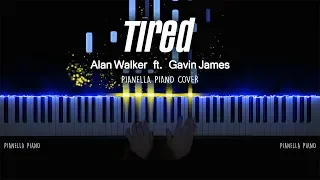 Alan Walker - Tired (ft. Gavin James) | Piano Cover by Pianella Piano